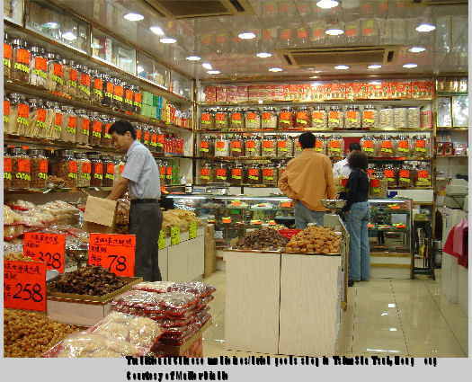 Chinese herbal shop